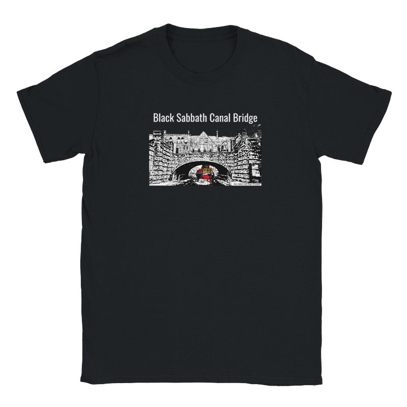 Black Sabbath Canal Bridge Birmingham UK T-Shirt – Industrial Rock Art Tee